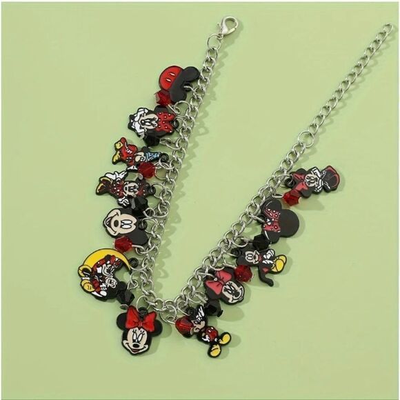 Disney Mickey & Minnie Mouse Charm Bracelet - Picture 5 of 7